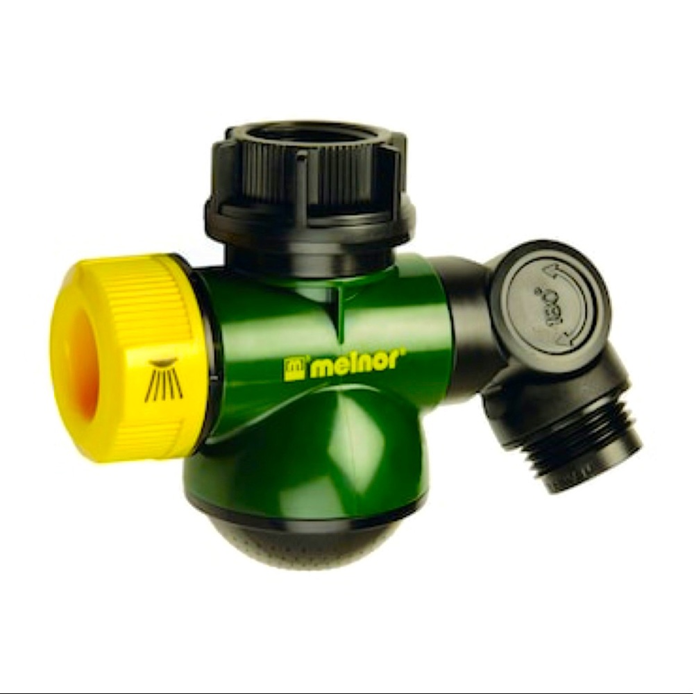 Melnor Plastic 1-Way Full-Flow Water Shut-Off - Brand New!